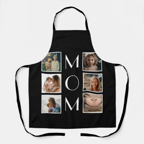 Motherâs Day Mom Family Child 6 Photo Collage Apron