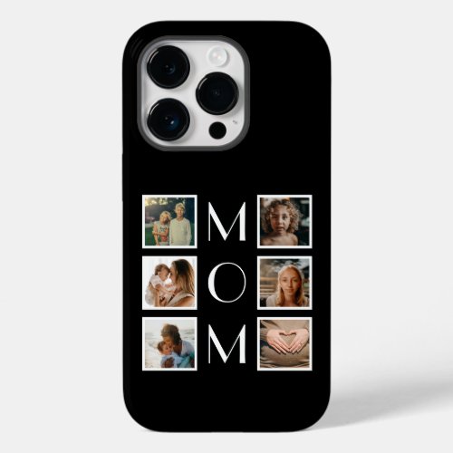 Motherâs Day Mom Family Child 6 Photo Collage Case_Mate iPhone 14 Pro Case