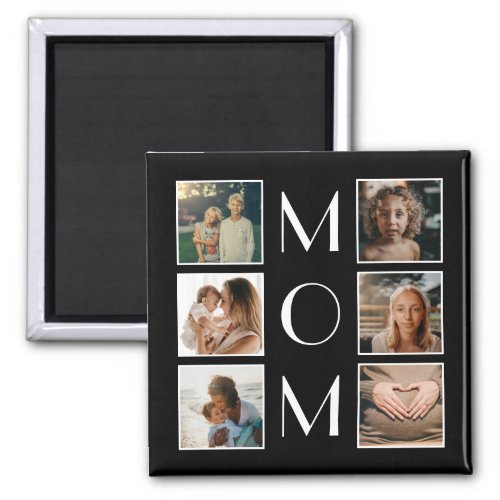 Mothers Day Mom Family Child 6 Photo Collage Magnet