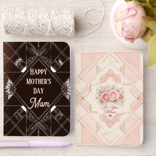 Mother’s Day Notebook Luxury Floral & Geometric 