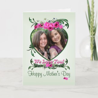 Mother’s Day Photo Card Pink Love Blossoms
