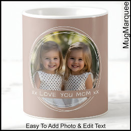 Mother’s Day Photo & Message Mug Brown C88 