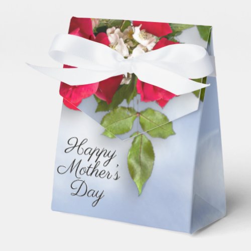 Motherâs Day Red Rose Bouquet Floral Photography Favor Boxes
