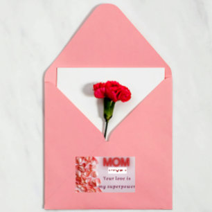 Mother’s Day sticker – Rose Petal Design