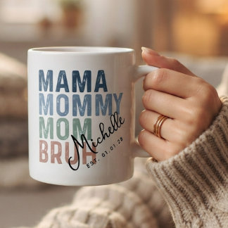 Mother´s day | Vintage Mom Mommy Birthday Custom Coffee Mug