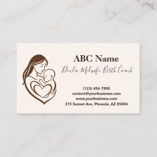 Mother’s Embrace Doula & Midwife Business Card