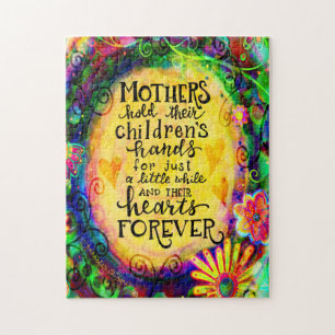 Mother’s Hold Hearts Forever Jigsaw Puzzle
