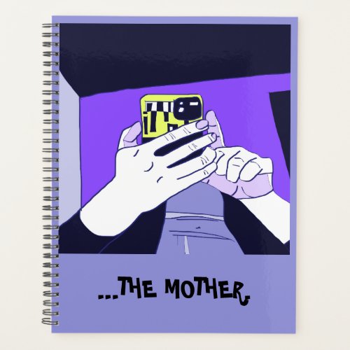 Motherâs Mobile Hands Lime Purple Black Planner