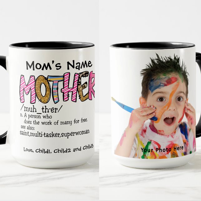 Mother Saint Superwoman Customizable Photo Mug (Creator Uploaded)
