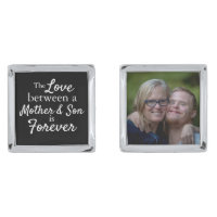 Mother Son Forever Memorial Photo Wedding Black