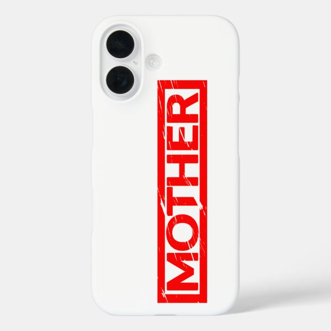 Mother Stamp Case-Mate iPhone Case (Back)