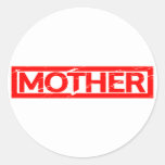 Mother Stamp Classic Round Sticker