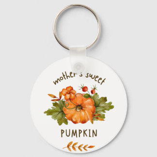 Mother sweet pumpkin keychain