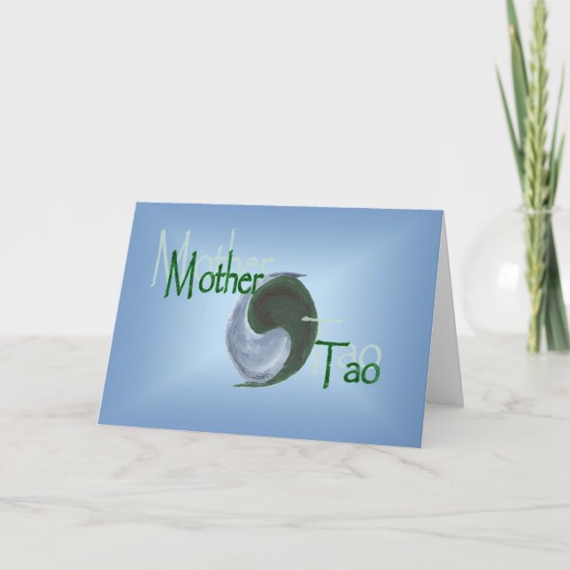 Mother Tao Yin Yang Greeting Card (Front)