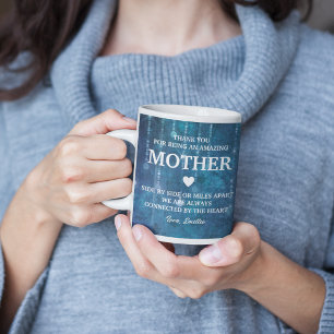 Mother Thank You Heartfelt Message Personalized Coffee Mug