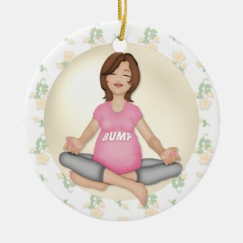 Mother To Be Add Words Ornament by doodlesfunornaments at Zazzle