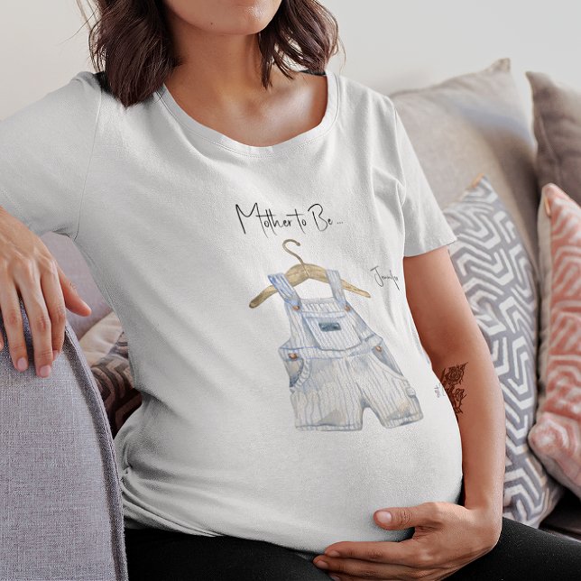 Mother-to-Be Boy Baby Shower T-shirt (Creator Uploaded)