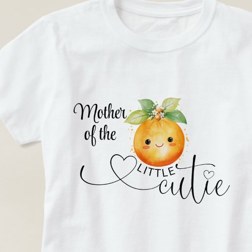 Mother_To_Be of The Little Cutie Citrus Orange T_Shirt