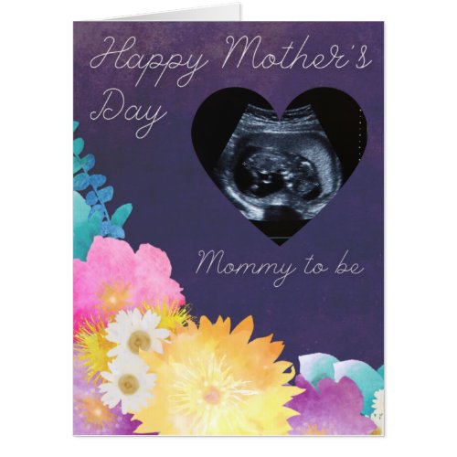 Mother To Be Sonogram Mothers Day Giant Card