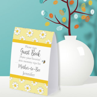Mother-to-Bee Baby Shower Guest Book Sign