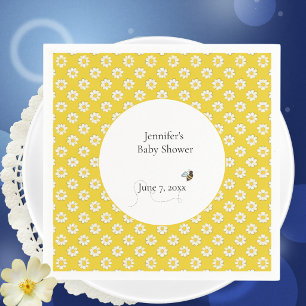 Mother-to-Bee Baby Shower Napkins