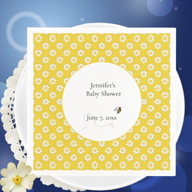 Mother-to-Bee Baby Shower  Napkins (Creator Uploaded)