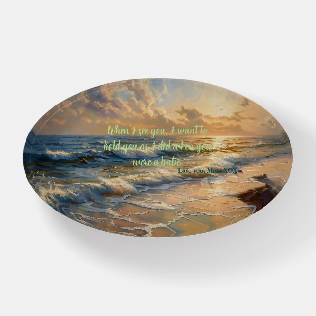 MOTHER TO DAUGHTER PAPERWEIGHT (Front)