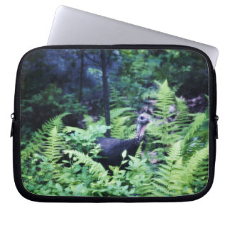 Mother Turkey in Ferns Laptop Sleeve