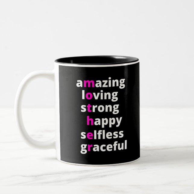 Mother Two-Tone Coffee Mug (Left)