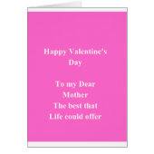 Mother Valentine's day (Front)
