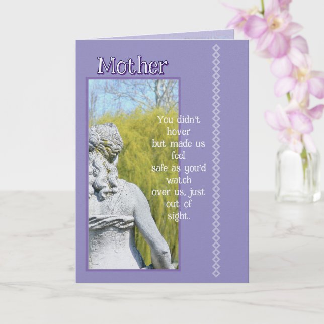 Mother Watched Over Us /HAPPY MOTHER'S DAY Card (Orchid)