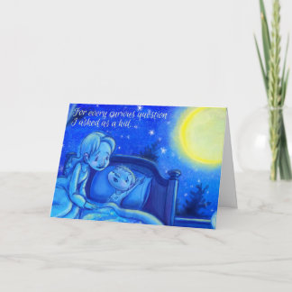 Mother, What is the Moon? Mother's Day Card