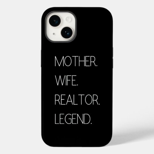 Mother Wife Realtor Legend Case_Mate iPhone Ca Case_Mate iPhone 14 Case