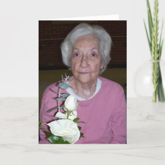 Mother with Alzheimer's Card