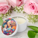 Mother with Baby Boy Colorful Painting Mini Candle Favors<br><div class="desc">Celebrate a mother’s first Mother’s Day with this beautifully designed candle favor, featuring a vibrant painting of a mom holding her baby boy, surrounded by cheerful flowers and delicate butterflies on the lid. This elegant and fragrant keepsake is a perfect way to honor the love and warmth of motherhood. A...</div>