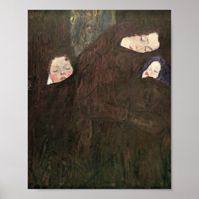Mother With Children - Gustav Klimt Poster (Front)