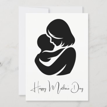 Mother with Newborn Baby Mothers Day Card