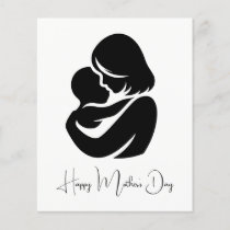 Mother with Newborn Baby Mothers Day Card