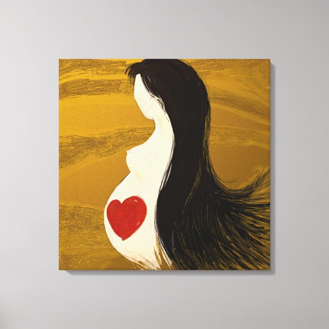 Mother, wrapped canvas print (Front)