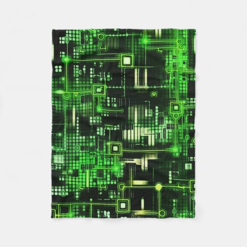 Motherboard Design Fleece Blanket