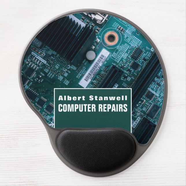 Motherboard, Information Technology, Computer Gel Mouse Pad (Front)
