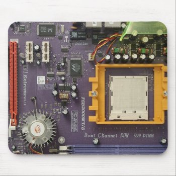 Motherboard Mouse Pad by kinggraphx at Zazzle