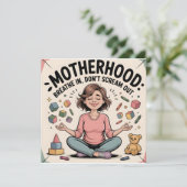 Motherhood Breathe In Calm Art (Standing Front)