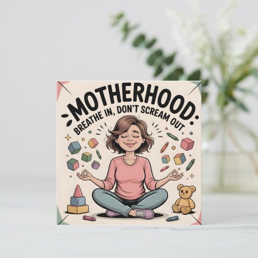Motherhood Breathe In Calm Art (Standing Front)