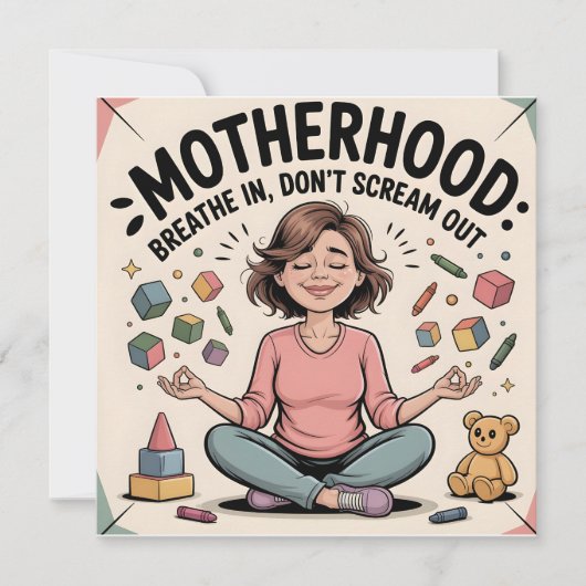 Motherhood Breathe In Calm Art (Front)