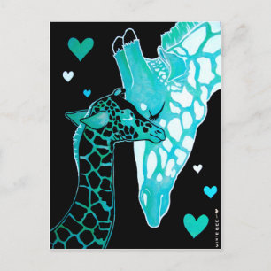 Motherhood: Giraffes Postcard