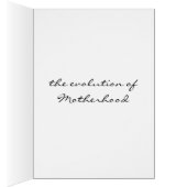 Motherhood is forever (Inside (Right))