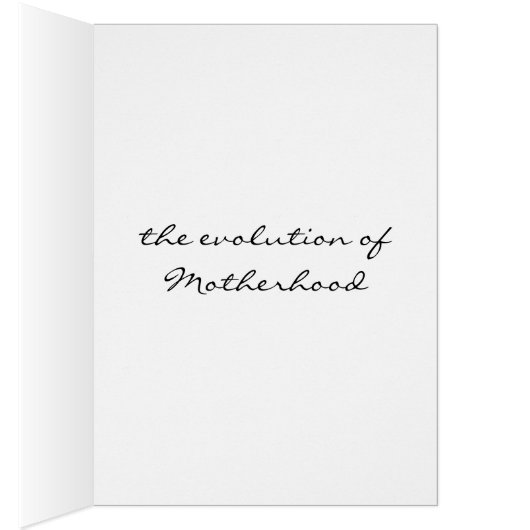 Motherhood is forever (Inside (Right))