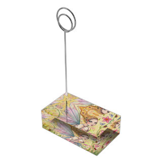 Motherhood Mother and Baby Fairy Illustration Table Number Holder