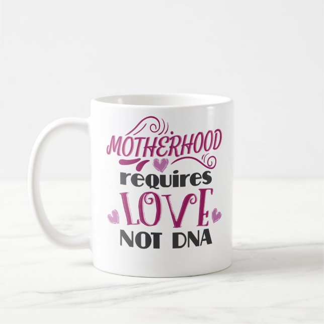 Motherhood Step Mom Coffee Mug Stepmother Gift (Left)